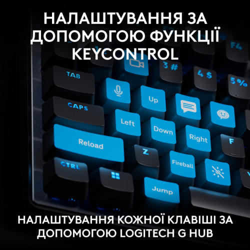 Клавіатура Logitech G PRO X TKL Rapid Linear USB UA Black (920-013233) Клавіатура Logitech G PRO X TKL Rapid Linear USB UA Black (920-013233)