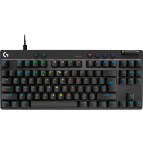 Клавіатура Logitech G PRO X TKL Rapid Linear USB UA Black (920-013233) Клавіатура Logitech G PRO X TKL Rapid Linear USB UA Black (920-013233)