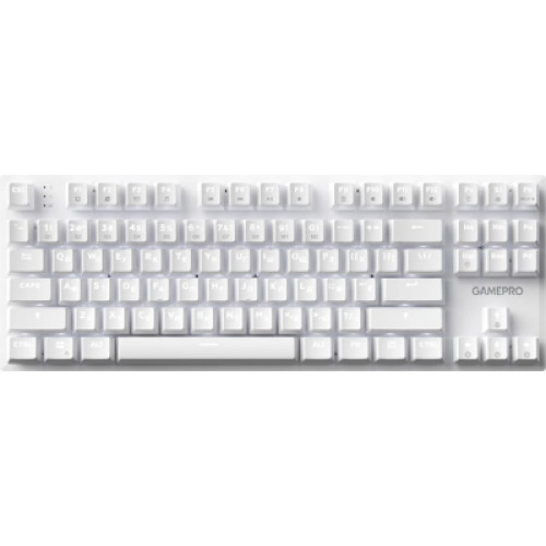 Клавіатура GamePro Genesis Joker MK124W Outemu Red Switch USB UA White (MK124W)