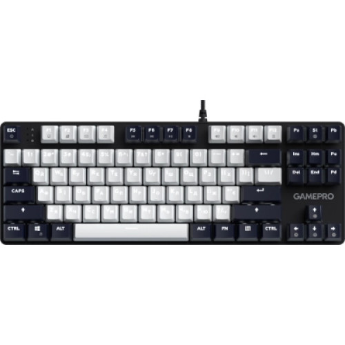 Клавіатура GamePro Genesis Metallic MK110B Outemu Red Switch USB UA Black (MK110B)