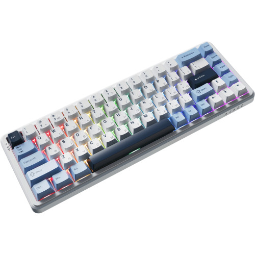 Клавіатура Ajazz AK680 MAX Magnetic Switch RGB USB White (AK680-M-BWD-AW) Клавіатура Ajazz AK680 MAX Magnetic Switch RGB USB White (AK680-M-BWD-AW)