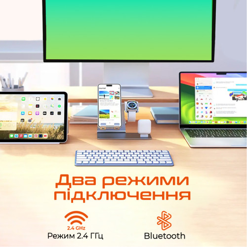 Клавіатура Meetion K210 Bluetooth/Wireless Black (MT-K210MW-A-RUA) Клавіатура Meetion K210 Bluetooth/Wireless Black (MT-K210MW-A-RUA)