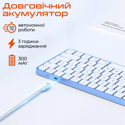 Клавіатура Meetion K210 Bluetooth/Wireless Black (MT-K210MW-A-RUA) Клавіатура Meetion K210 Bluetooth/Wireless Black (MT-K210MW-A-RUA)