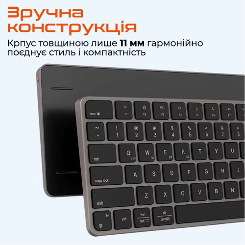 Клавіатура Meetion K210 Bluetooth/Wireless Black (MT-K210MW-A-RUA) Клавіатура Meetion K210 Bluetooth/Wireless Black (MT-K210MW-A-RUA)