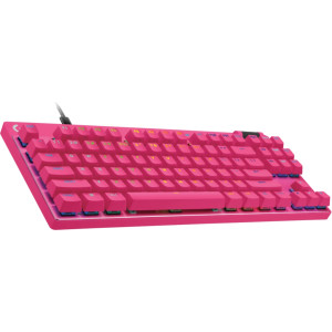 Клавіатура Logitech G PRO X TKL RAPID Wired Gaming Linear USB UA Magenta (920-013253)