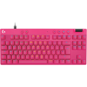 Клавіатура Logitech G PRO X TKL RAPID Wired Gaming Linear USB UA Magenta (920-013253)