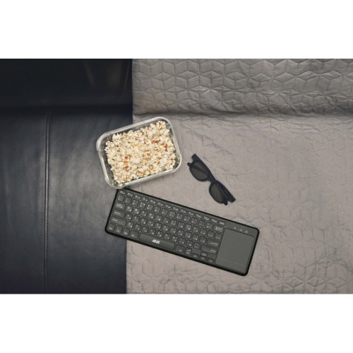Клавіатура 2E KT100 Touch Wireless UA Black (2E-KT100WB_UA)