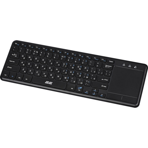 Клавіатура 2E KT100 Touch Wireless UA Black (2E-KT100WB_UA)