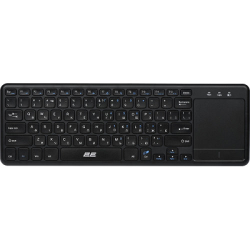 Клавіатура 2E KT100 Touch Wireless UA Black (2E-KT100WB_UA)