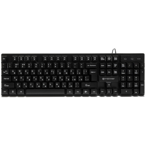Клавіатура Hölmer K-01GS RGB Backlight USB UA Black (K-01GS)