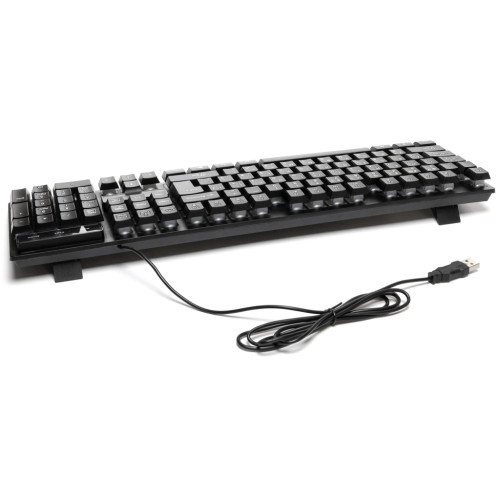 Клавіатура Hölmer K-01GS RGB Backlight USB UA Black (K-01GS)