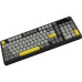 Клавіатура Ajazz AF98 Plus Wireless/Bluetooth/USB UA Black/Grey/Yellow (AF98-PLUS-BGY)