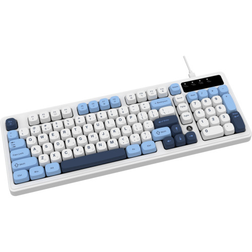 Клавіатура Ajazz AF98 USB UA White/Blue (AF98-GB)