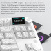 Клавіатура Ajazz AK870 V2 Maillard Switch Wireless/Bluetooth/USB UA White (AK870-V2-S-W)