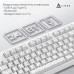 Клавіатура Ajazz AK870 V2 Maillard Switch Wireless/Bluetooth/USB UA White (AK870-V2-S-W)