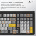 Клавіатура Ajazz AK980 MAX Magnetic Switch USB UA Black/Grey/Yellow (AK980-MAX-M-BGY)