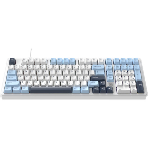 Клавіатура Ajazz AK980 MAX Magnetic Switch USB UA White/Blue (AK980-MAX-M-BWDB)