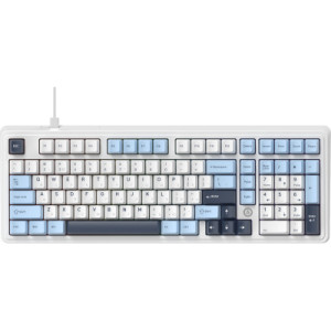 Клавіатура Ajazz AK980 MAX Magnetic Switch USB UA White/Blue (AK980-MAX-M-BWDB)