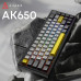 Клавіатура Ajazz AK650 Moon Yellow Switch USB UA Black/Grey/Yellow (AK650-MY-GWY)