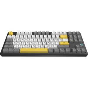 Клавіатура Ajazz AK870 V2 Flying Fish Switch USB UA Black/Grey/Yellow (AK870-V2-FF-BGY)