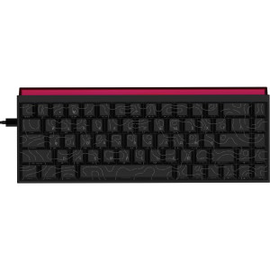 Клавіатура Ajazz NK68 Red Switch USB UA Black (NK68-R-S-B)