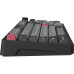 Клавіатура GamePro Asgard Drakkar Keychron Super Red Switch Wireless/Bluetooth/USB UA Black (MK305BK)