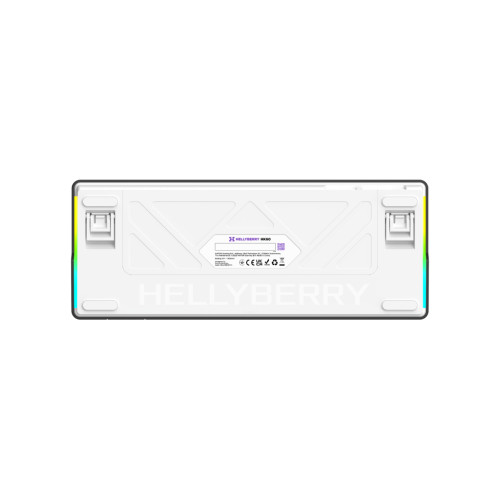 Клавіатура Hator Hellyberry HK60 Mechanical Linear RGB USB UA White/Violet (HK60)