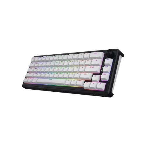 Клавіатура Hator Skyfall 65 Aurum Sterling RGB Wireless/Bluetooth/USB UA Black/White (HTK3160UA)