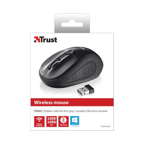 Мишка Trust Primo Wireless Mouse Black (20322)