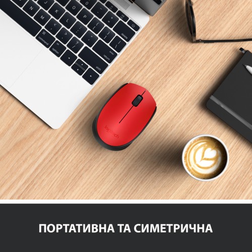 Мишка Logitech M171 Red (910-004641)