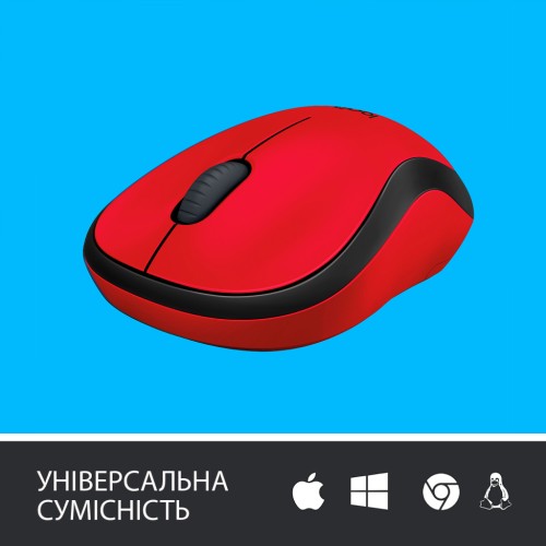 Мишка Logitech M220 Silent Red (910-004880)