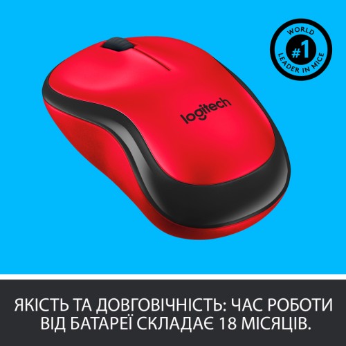 Мишка Logitech M220 Silent Red (910-004880)