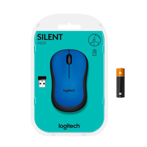 Мишка Logitech M220 Silent Blue (910-004879)