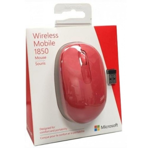 Мишка Microsoft Mobile 1850 Red (U7Z-00034)