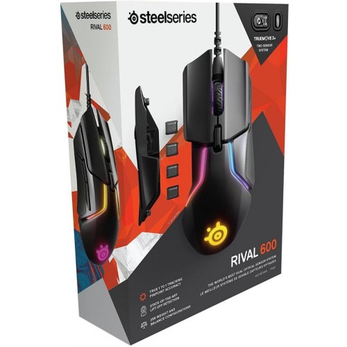 Мишка SteelSeries Rival 600 black (62446)