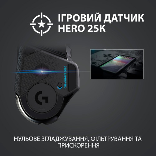 Мишка Logitech G502 Lightspeed Black (910-005567)