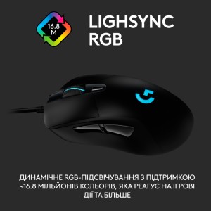 Мишка Logitech G403 Hero Black (910-005632)