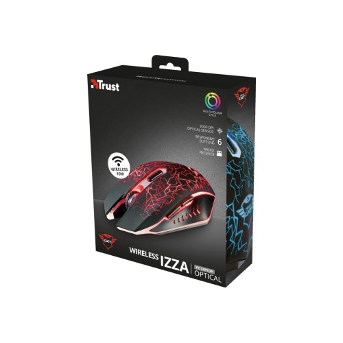 Мишка Trust GXT 107 Izza Wireless Optical Gaming Mouse (23214)