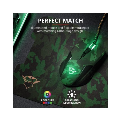 Мишка Trust GXT 781 Rixa Camo Mouse & Pad USB Camouflage (23611)