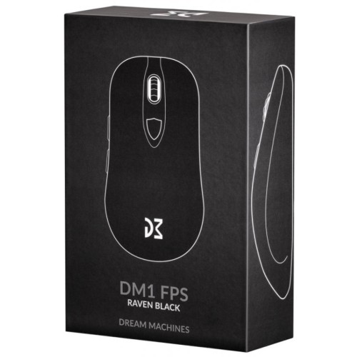 Мишка Dream Machines DM1 FPS USB Raven Black (DM1FPS_BLACKMATTE)