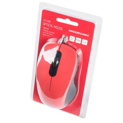 Мишка Modecom MC-M10 USB Red (M-MC-0M10-500)