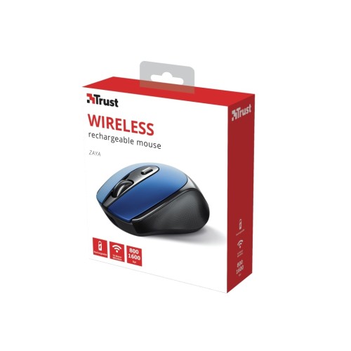 Мишка Trust Zaya Rechargeable Wireless Blue (24018)