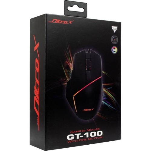 Мишка Nitrox GT-100 RGB Black (GT-100)