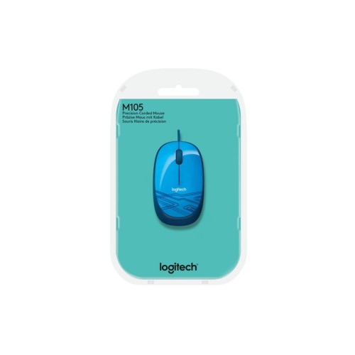 Мишка Logitech M105 Blue (910-003114)