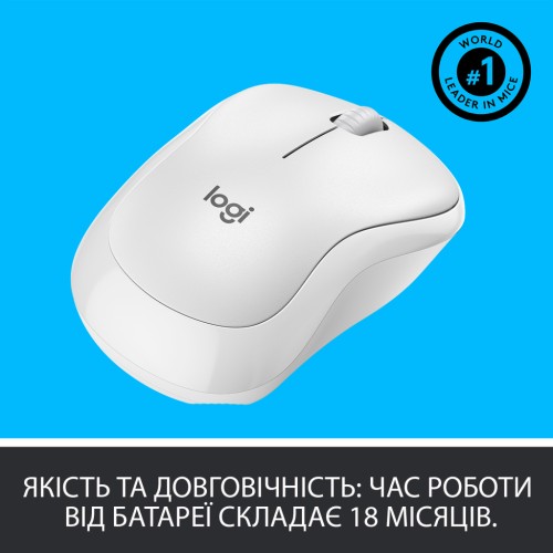 Мишка Logitech M220 Silent Offwhite (910-006128)