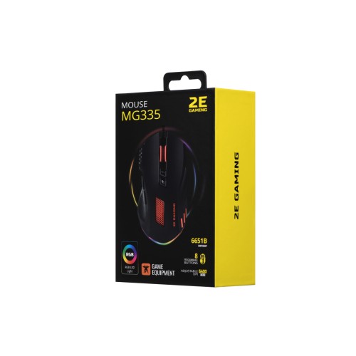 Мишка 2E Gaming MG335 RGB USB Black (2E-MG335UB)