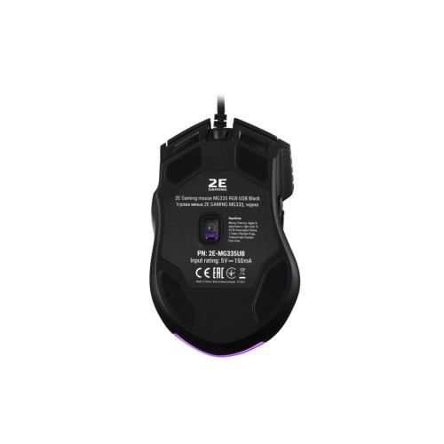 Мишка 2E Gaming MG335 RGB USB Black (2E-MG335UB)