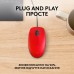 Мишка Logitech M110 Silent USB Red (910-006759)