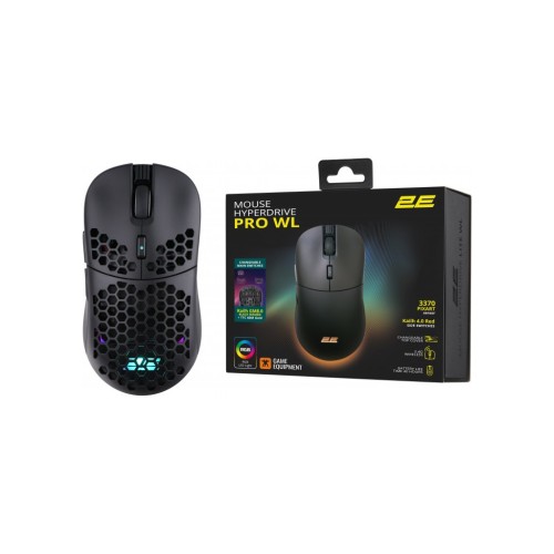 Мишка 2E Gaming HyperDrive PRO RGB Wireless/USB Black (2E-MGHDPR-WL-BK)