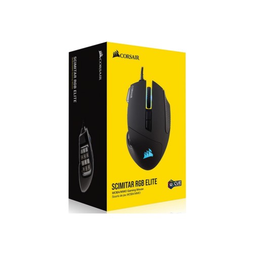 Мишка Corsair Scimitar RGB Elite USB Black (CH-9304211-EU)